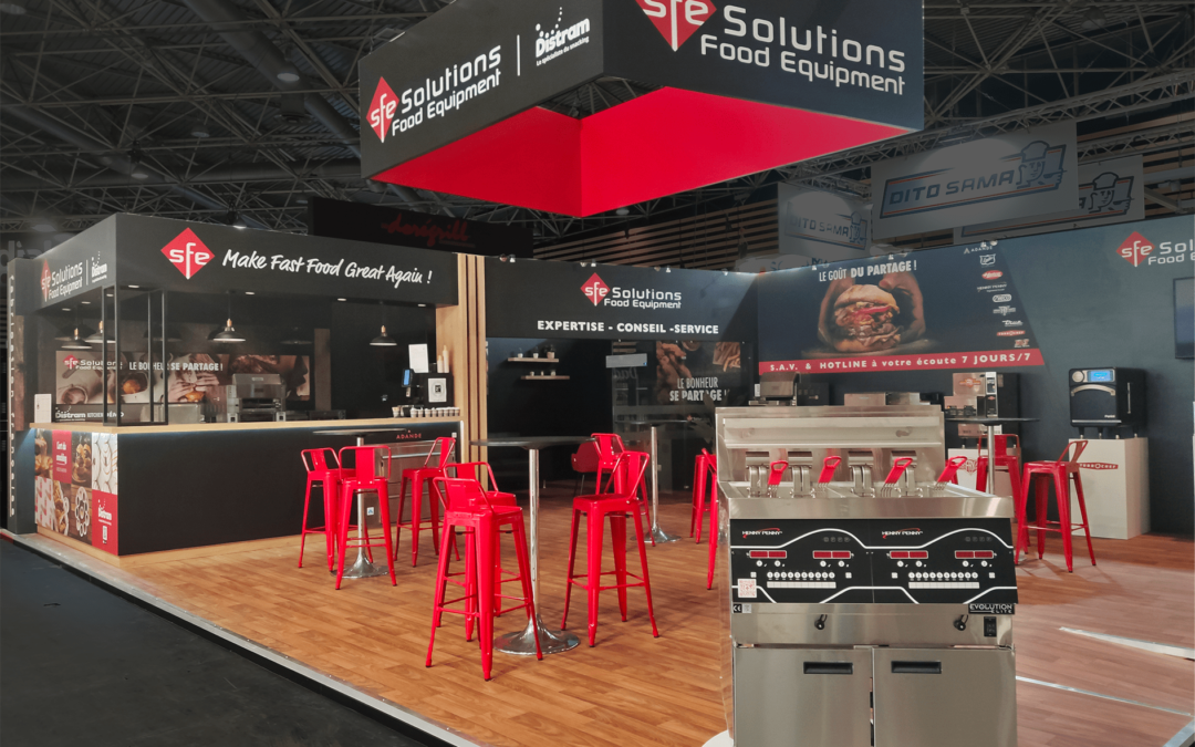 Stand SFE de 85m² au salon SIRHA