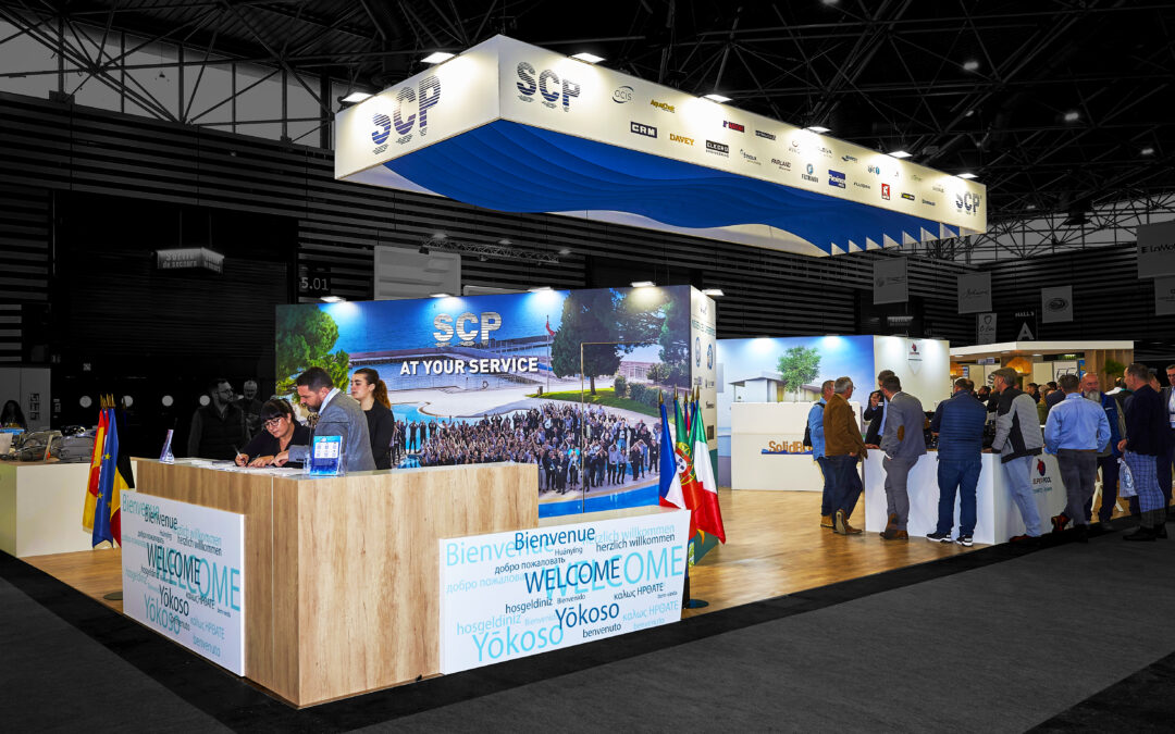 Stand SCP de 300m² au salon PISCINE GLOBAL