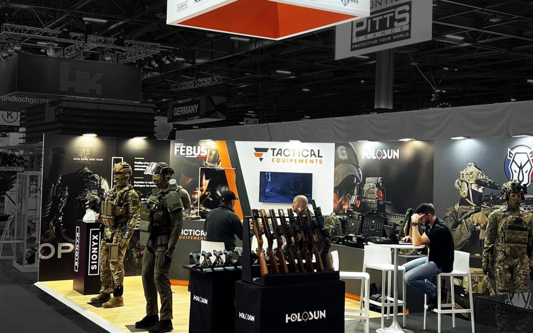 Stand TACTICAL EQUIPEMENTS de 31,5m² au salon MILIPOL