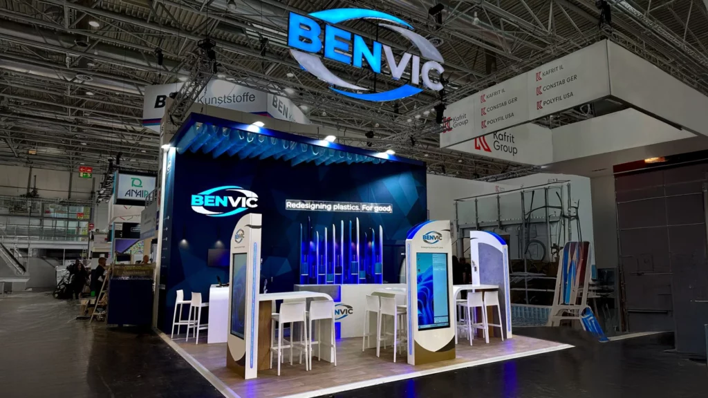 Prise de vue du stand de notre client BENVIC lors d'un stand