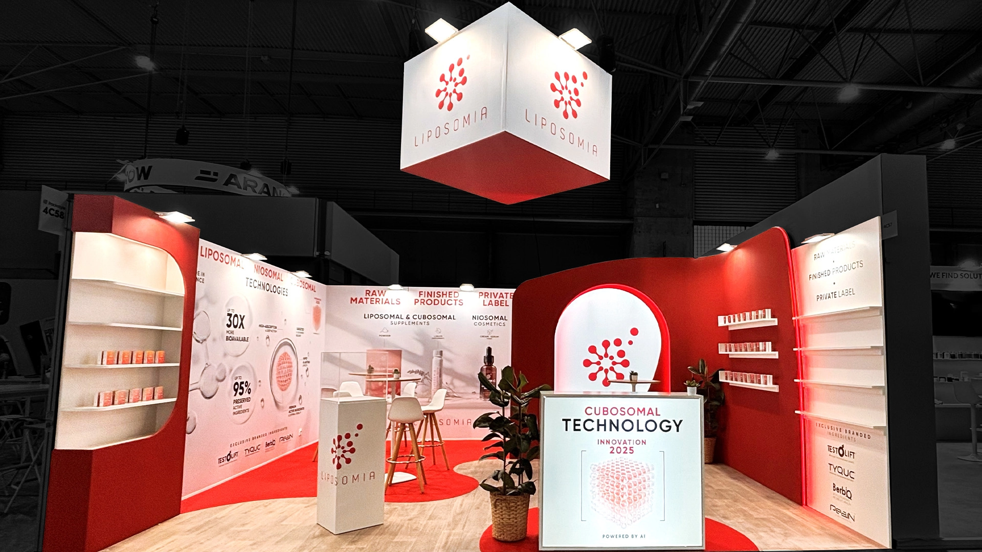 Stand sur mesure à Lyon réalisé pour un salon professionnel régional