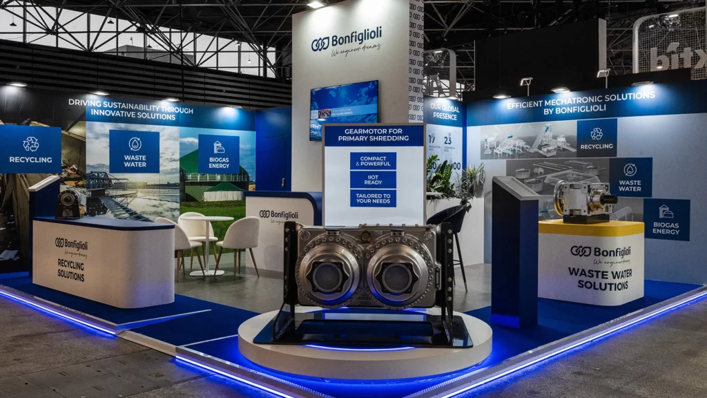 Stand modulaire conçu par un concepteur de stand modulaire pour salon professionnel