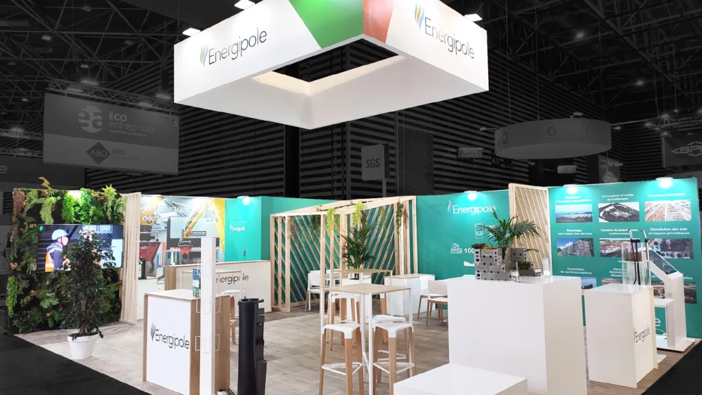 Stand sur mesure à Paris conçu pour un salon professionnel