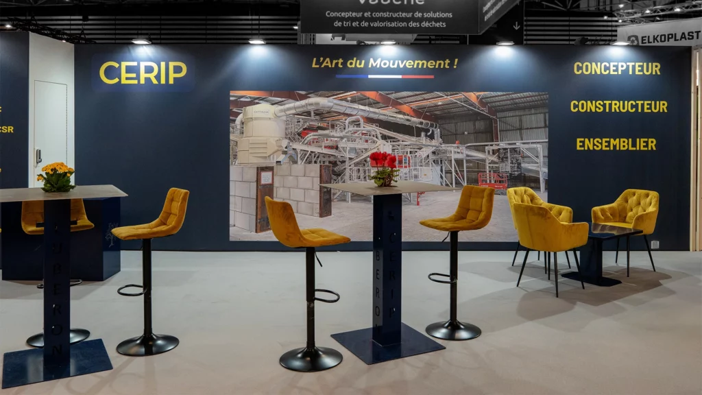 Stand Philéa exemple toile tendue