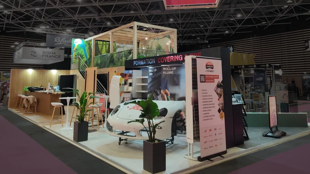 hauteur maximale stand salon C!PRINT