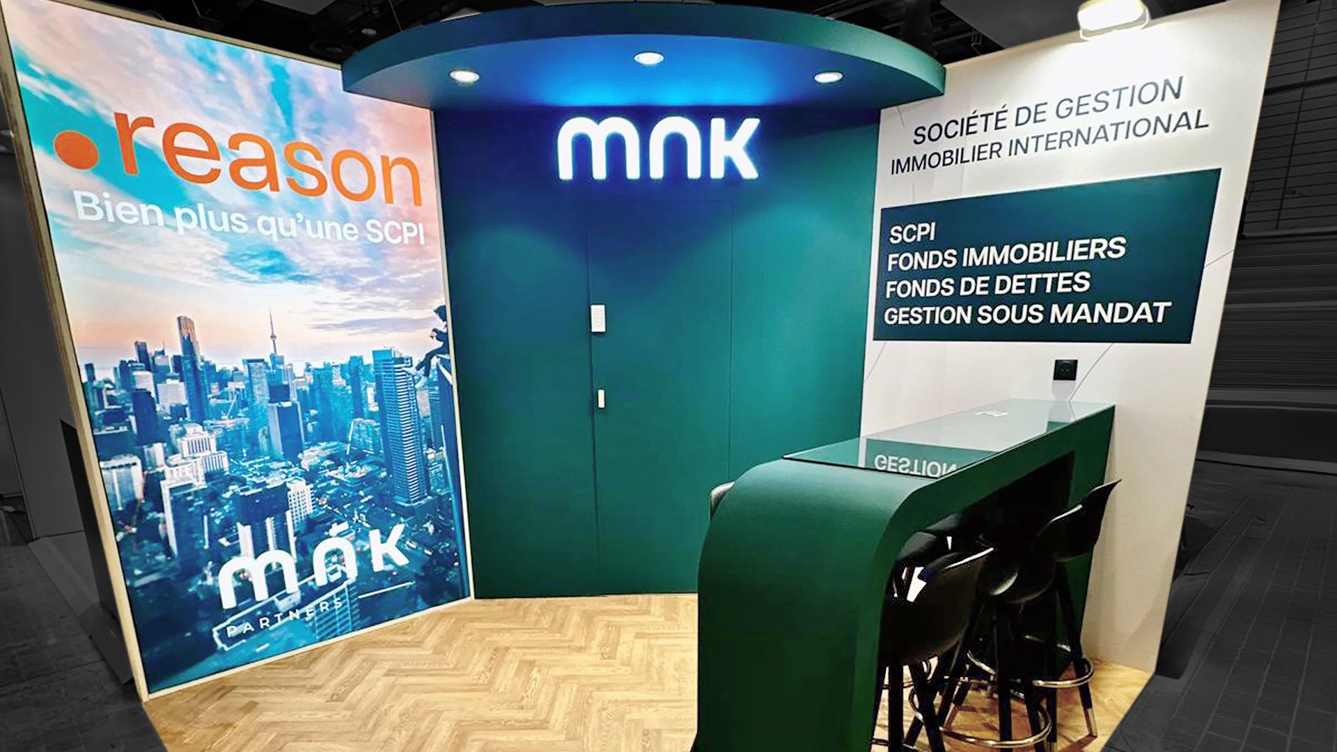 Cloison de stand cas d'usage au salon Patrimonia 